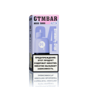 GTM Bar MIGO 5000 Клубника Виноград (Перезаряжаемая)