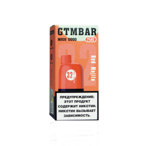 GTM Bar MIGO 5000 Красное Мохито (Перезаряжаемая)